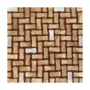 HMT Mop Pinctada (Gallery 2) Bone Shape Choco Brown Doğal Laminat Panel