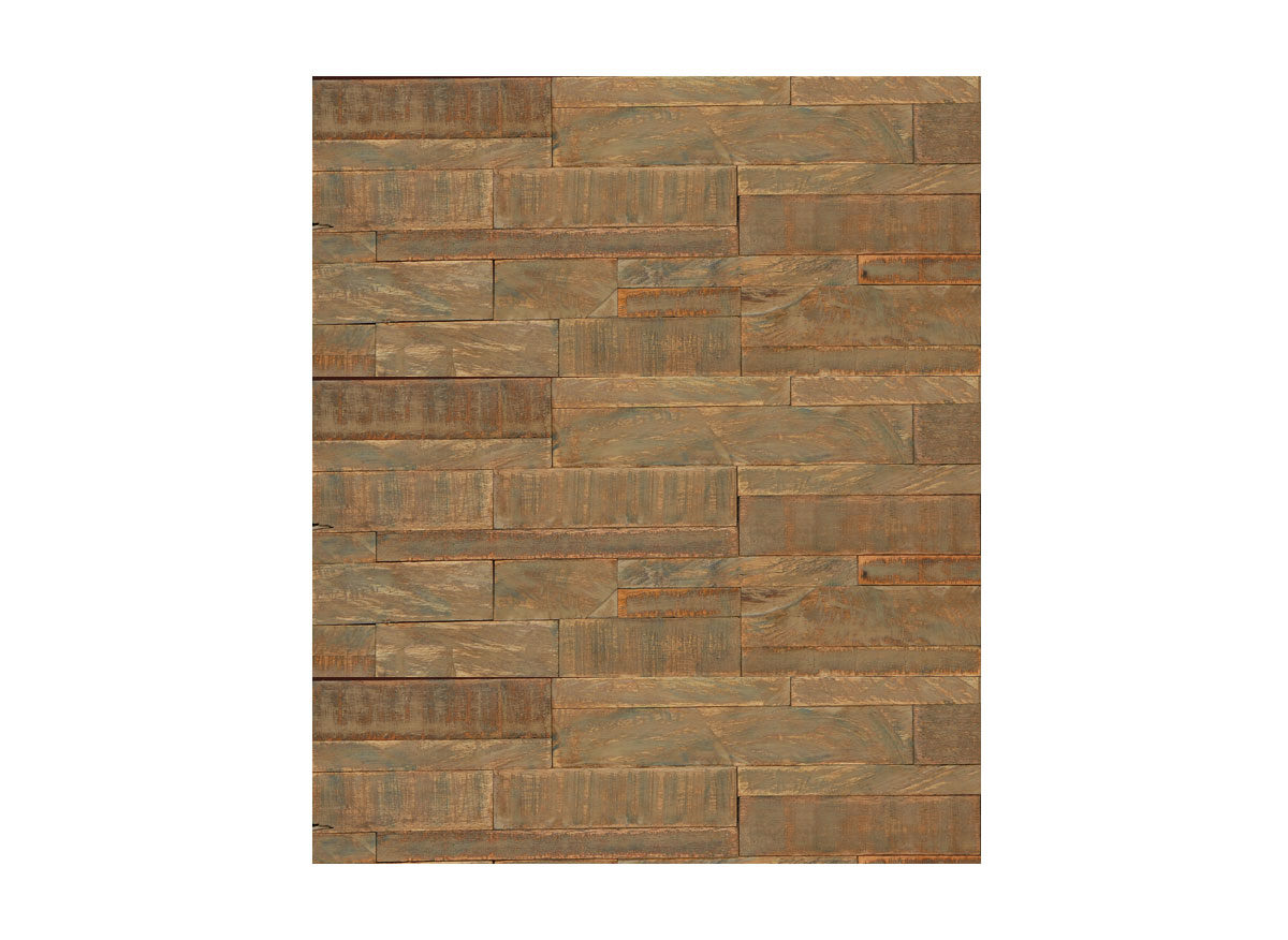 HMT Recycled Wood Rose Slate Matte Algae Green Doğal Laminat Panel