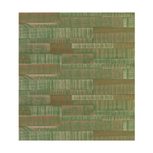 HMT Recycled Wood Rose Slate Matte Bright Green Doğal Laminat Panel